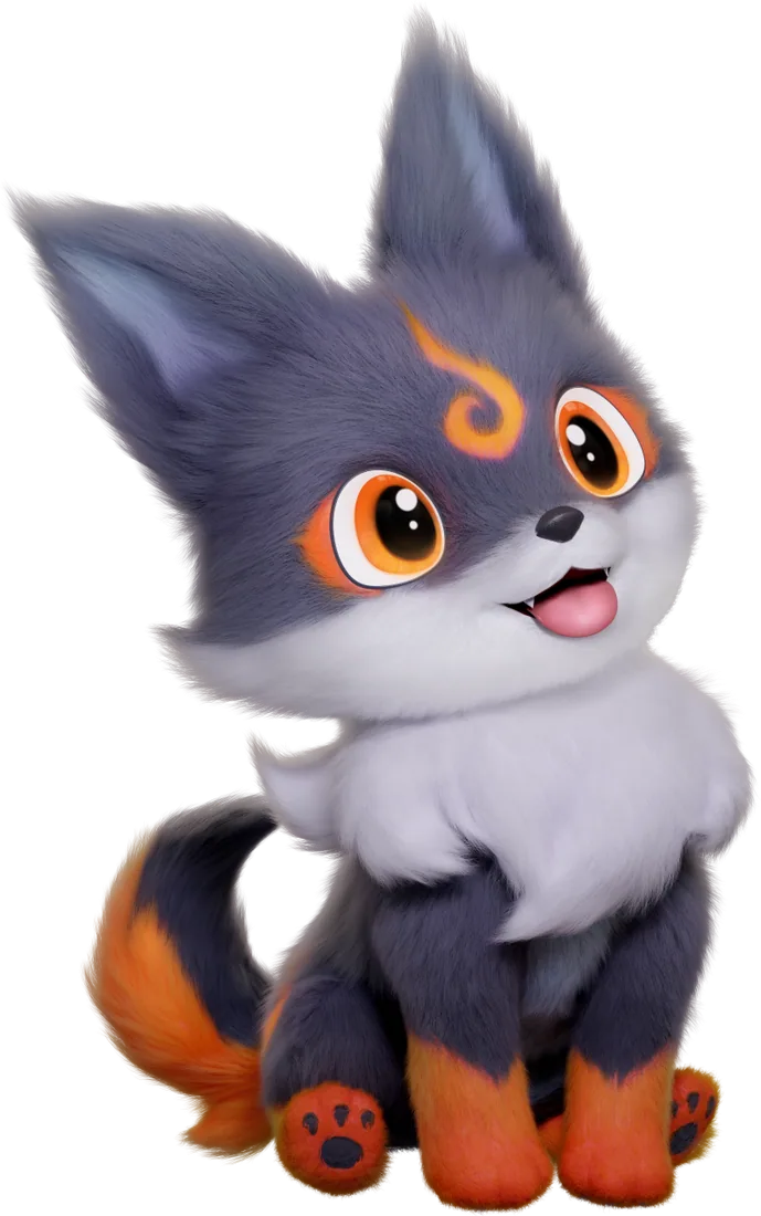 Emberpup, Basic form, official art