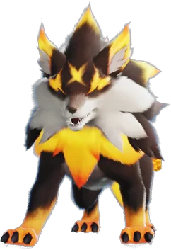 Flameruff, Mountain Woods form, official art
