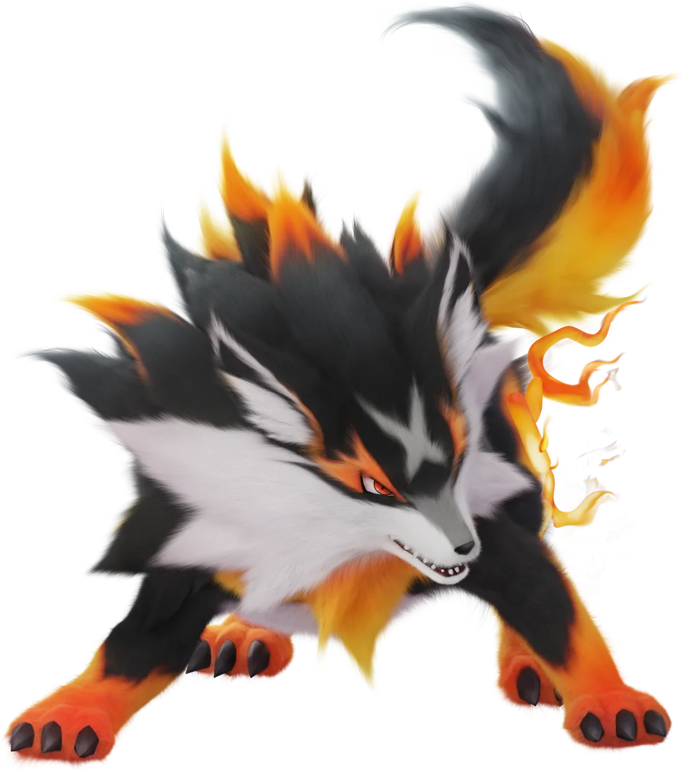 Flameruff, Basic form, official art